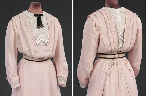 Дневное платье, ок. 1908. (с) Из коллекции музея Виктории и Альберта (Лондон)