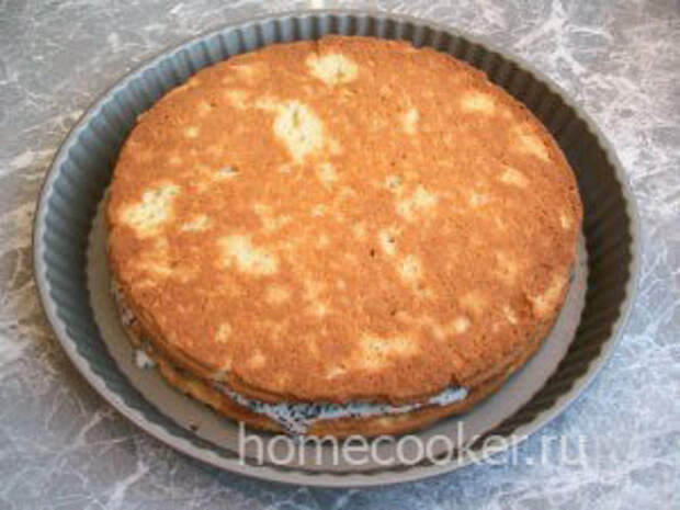 Sloi smetannogo torta 300x225 Торт Сметанный