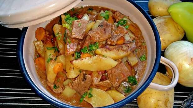 Мясо с картофелем по-гагаузски. Простое блюдо к обеду и ужину 2