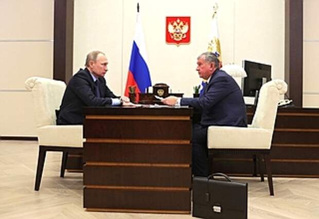 Встреча с председателем правления компании «Роснефть» Игорем Сечиным