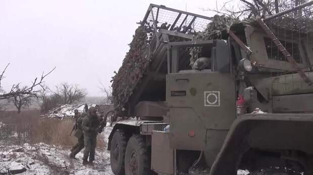 Расчеты "Градов" сорвали ротацию боевиков ВСУ на красноармейском направлении
