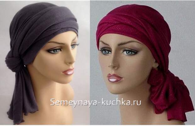 как завязать красивый шарф на голове