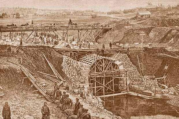Начало строительства Николаевской железной дороги
