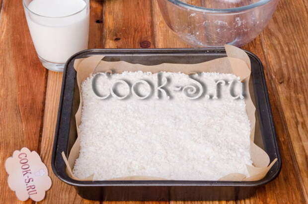 кокосовый пирог со сливками рецепт с фото пошагово