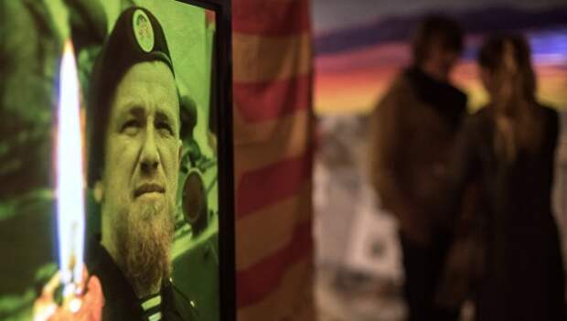 Во время памятного мероприятия, посвященного погибшему командиру ополчения ДНР Арсению Павлову (Моторола). Архивное фото Во время памятного мероприятия, посвященного погибшему командиру ополчения ДНР Арсению Павлову (Моторола). Архивное фото