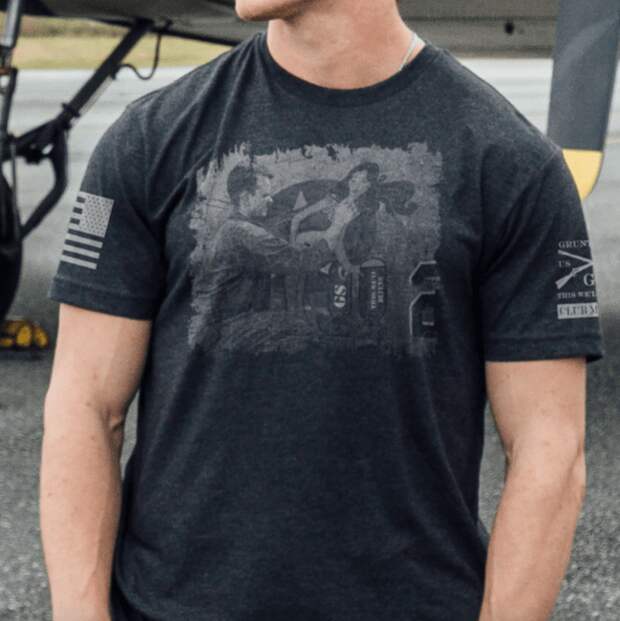 Grunt Style Bombs Away Nose Art T-Shirt