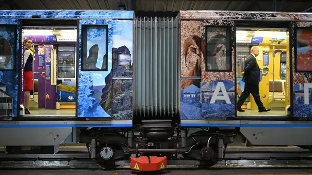 В московском метро запустили тематический поезд «Дальневосточный экспресс»