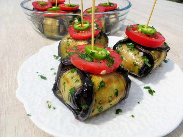 Закуска из баклажанов и фарша Еда, Закуска, Рецепт, Другая кухня, Видео, Длиннопост, Баклажан, Фарш