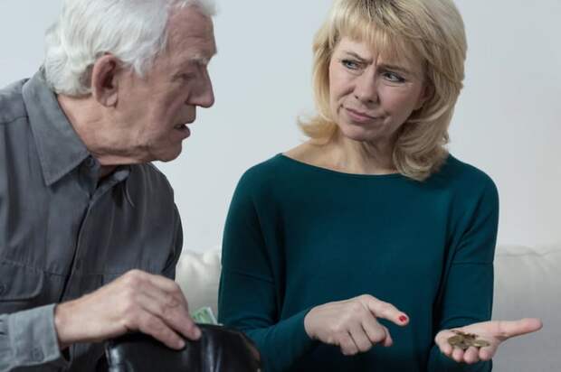 Two people looking at each other.