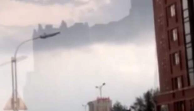 В Китае снова заметили воздушный город-призрак