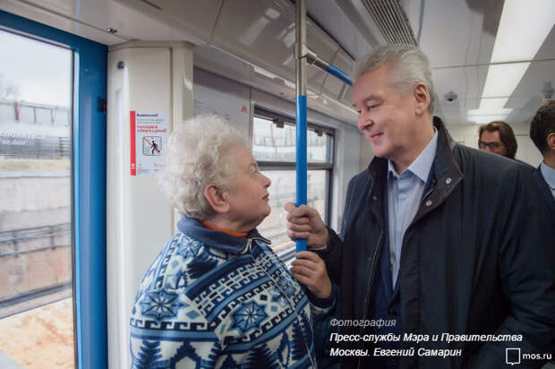 Сергей Собянин в метро
