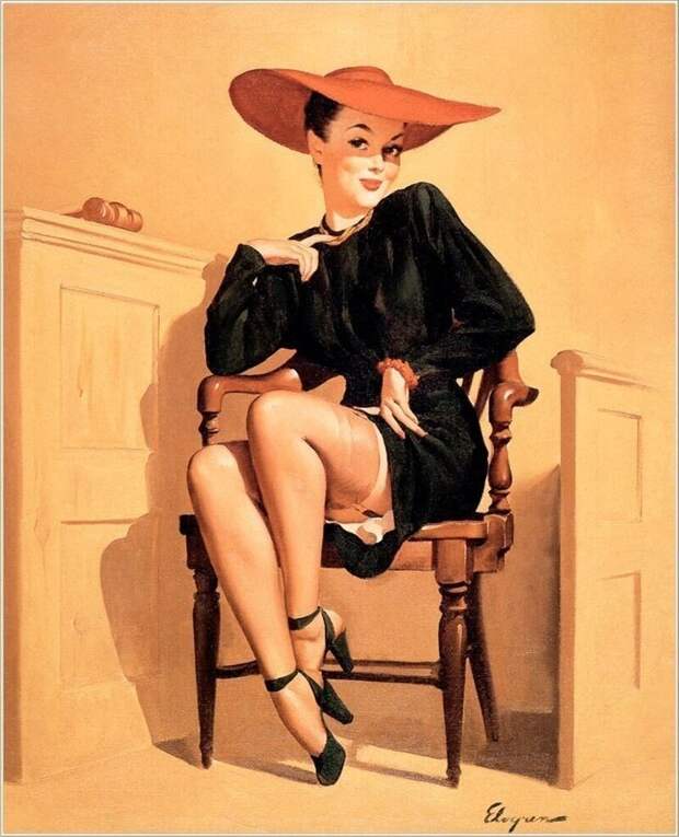 Pin-up — художник Джил Элвгрен
