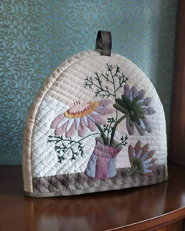 Аппликация из ткани. Японский пэчворк