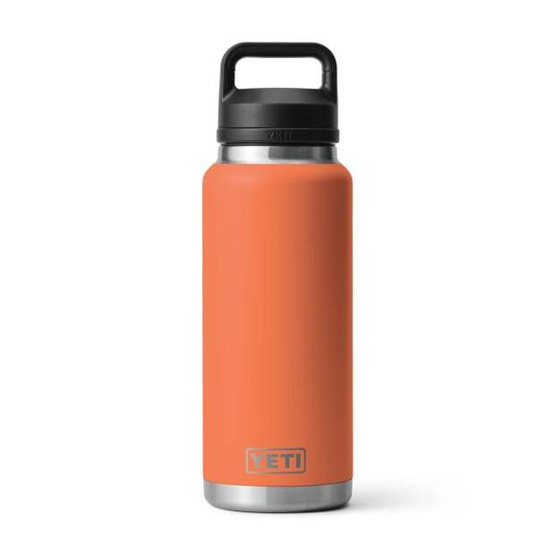 YETI Rambler 34 oz Water Bottle in High Desert Clay color