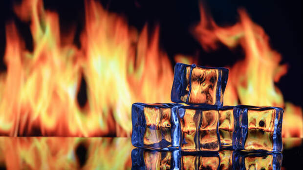 Как с помощью льда получить огонь