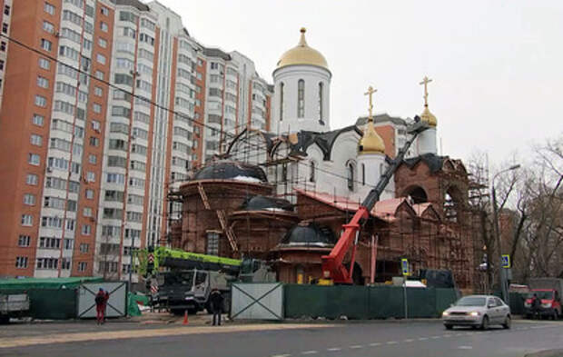 В Москве возвели храм в честь Ксении Петербургской