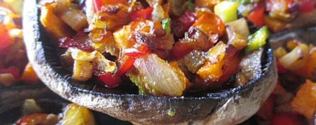 Шампиньоны, фаршированные овощами вкусный рецепт с фото пошагово и видео