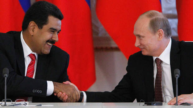 Николас Мадуро и Владимир Путин. Источник фото Яндекс картинки