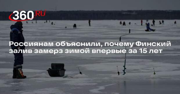 Ученый Ильина: Финский залив замерз из-за западных ветров и низких температур