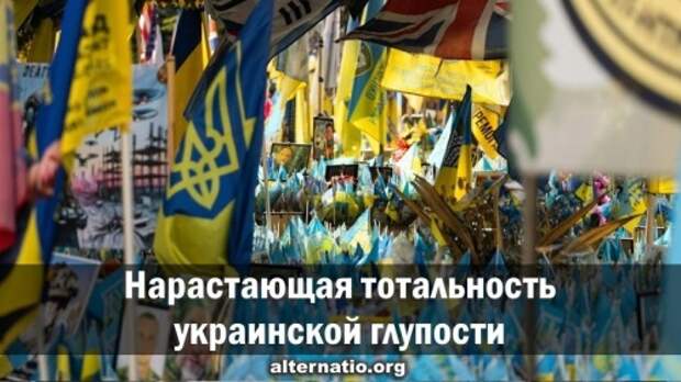 Нарастающая тотальность украинской глупости