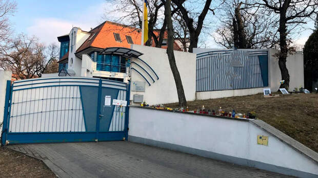 Неизвестные подбросили свиную голову к посольству Украины в Венгрии