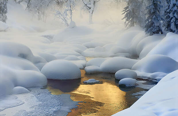 Великолепные снежные пейзажи Gorgeous Winter Landscapes 4 Великолепные снежные пейзажи
