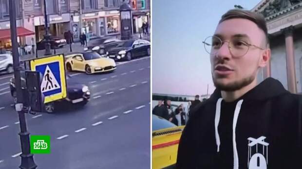 Владелец автопроката и блогер устроили экстремальный тест-драйв в центре Петербурга