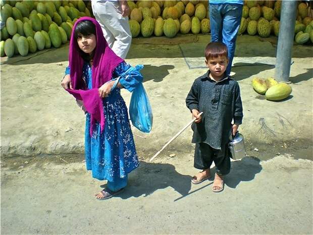 Афганские дети на рынке Дети Мира, подборка, подборка фото, фото