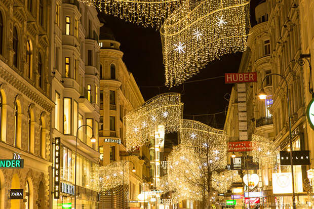 Рождественские огни Вены