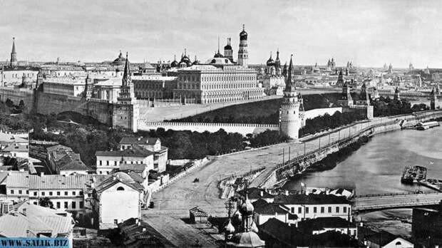 Москва без людей в 1867 году. Где все люди?