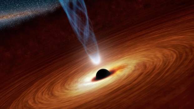 Учёные наблюдали у гигантской чёрной дыры невозможное явление