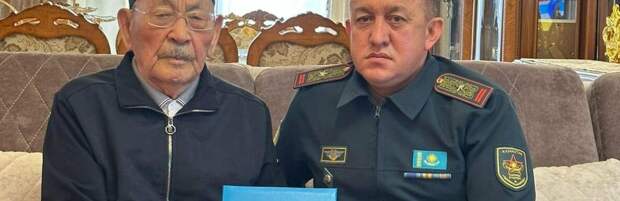 Ветеран ВОВ отметил 101-летие в Алматы