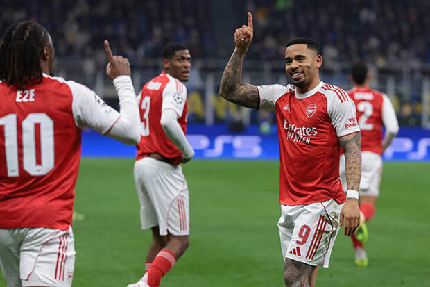 У «Арсенала» 7 из 7 побед в ЛЧ – их рекорд! Жезус забил «Интеру» столько же, сколько за год — Вы это видели?