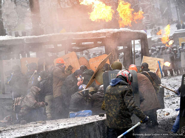 Первая кровь на Евромайдане