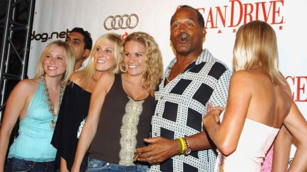 OJ Simpson 2005 MTV VMA - Ocean Drive Magazine party