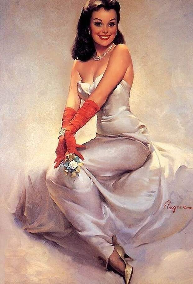 Яркие pin-up работы от художника Джила Элвгрена