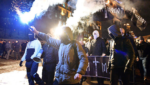 Акция по случаю третьей годовщины событий на киевском Майдане. Архивное фото