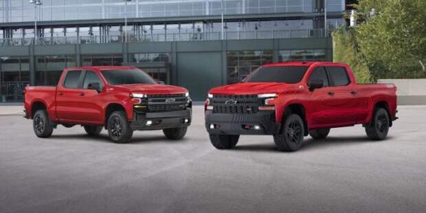 Полноразмерный пикап Chevrolet Silverado из деталей Lego