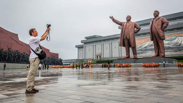 Турист в Пхеньяне, Северная Корея