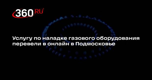 Услугу по наладке газового оборудования перевели в онлайн в Подмосковье