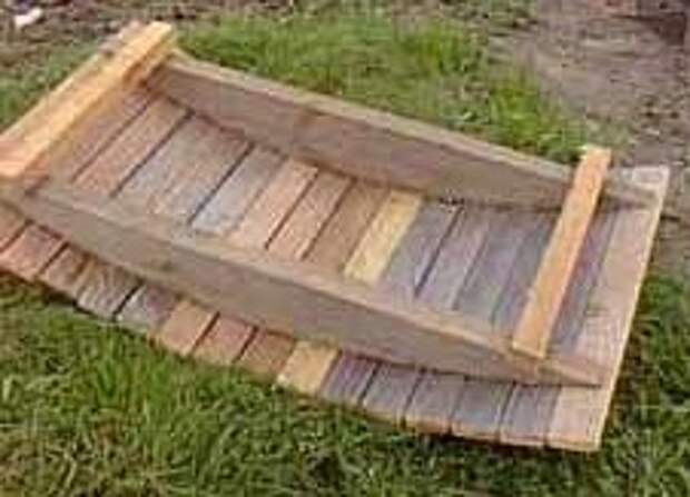 Декоративной мостик своими руками