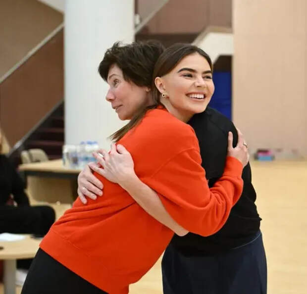 Алина Кабаева и хореограф Ирина Зеновка