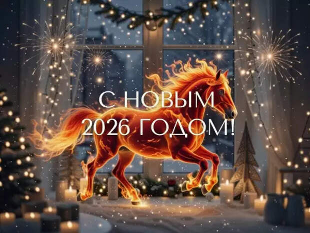 От всей души поздравляем вас с  2026 годом!