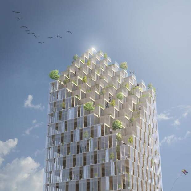 Конкурсный проект HSB 2023 (c) Berg | C.F. Møller Architects Конкурсный проект HSB 2023 (c) Berg | C.F. Møller Architects