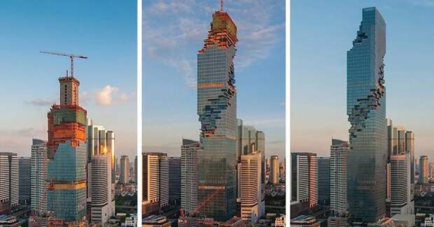 Мы строили, строили и наконец построили: самый высокий небоскрёб в Таиланде небоскреб, стройка, таиланд