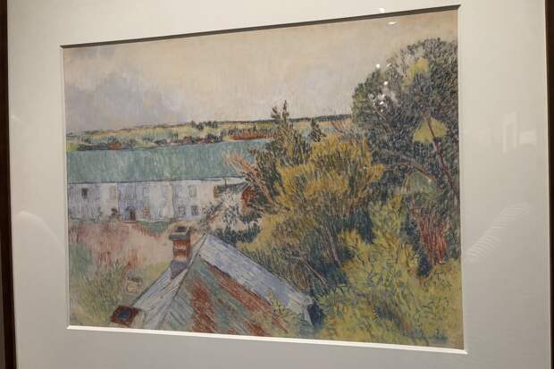 В Пушкинском показали пастель Гончаровой из коллекции Святослава Рихтера