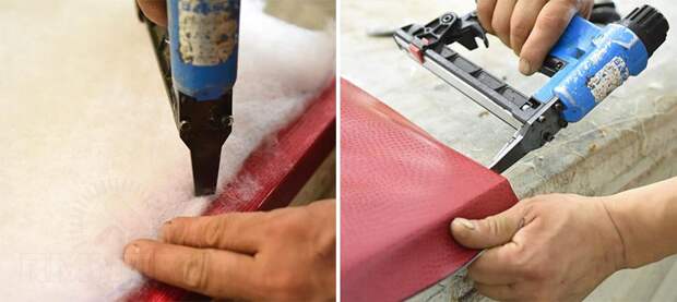 Обивка двери дерматином