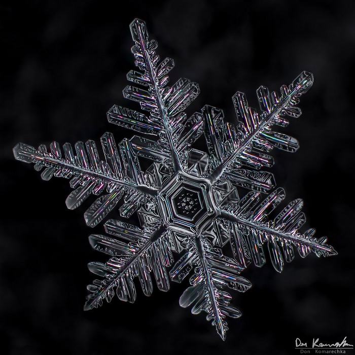 фото снежинки
