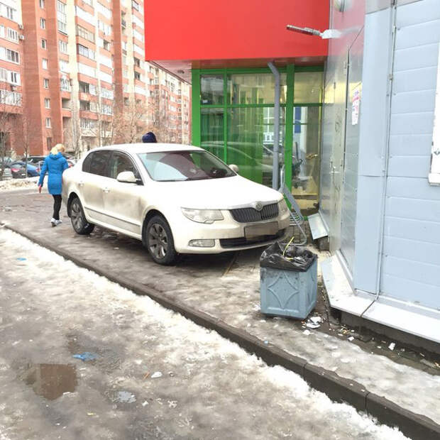 Мастера парковки быдло, парковка, хамство