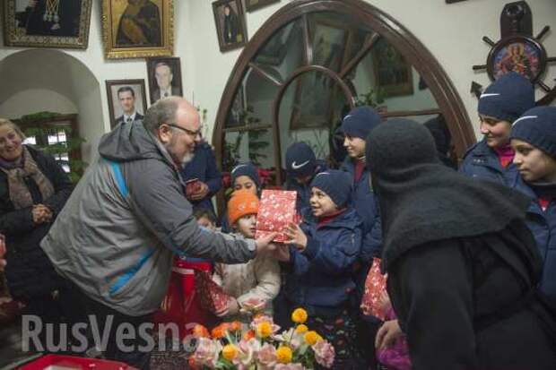 Башар Асад с семьей и русская делегация посетили на Рождество православный монастырь и детский приют под Дамаском (ФОТО, ВИДЕО) | Русская весна